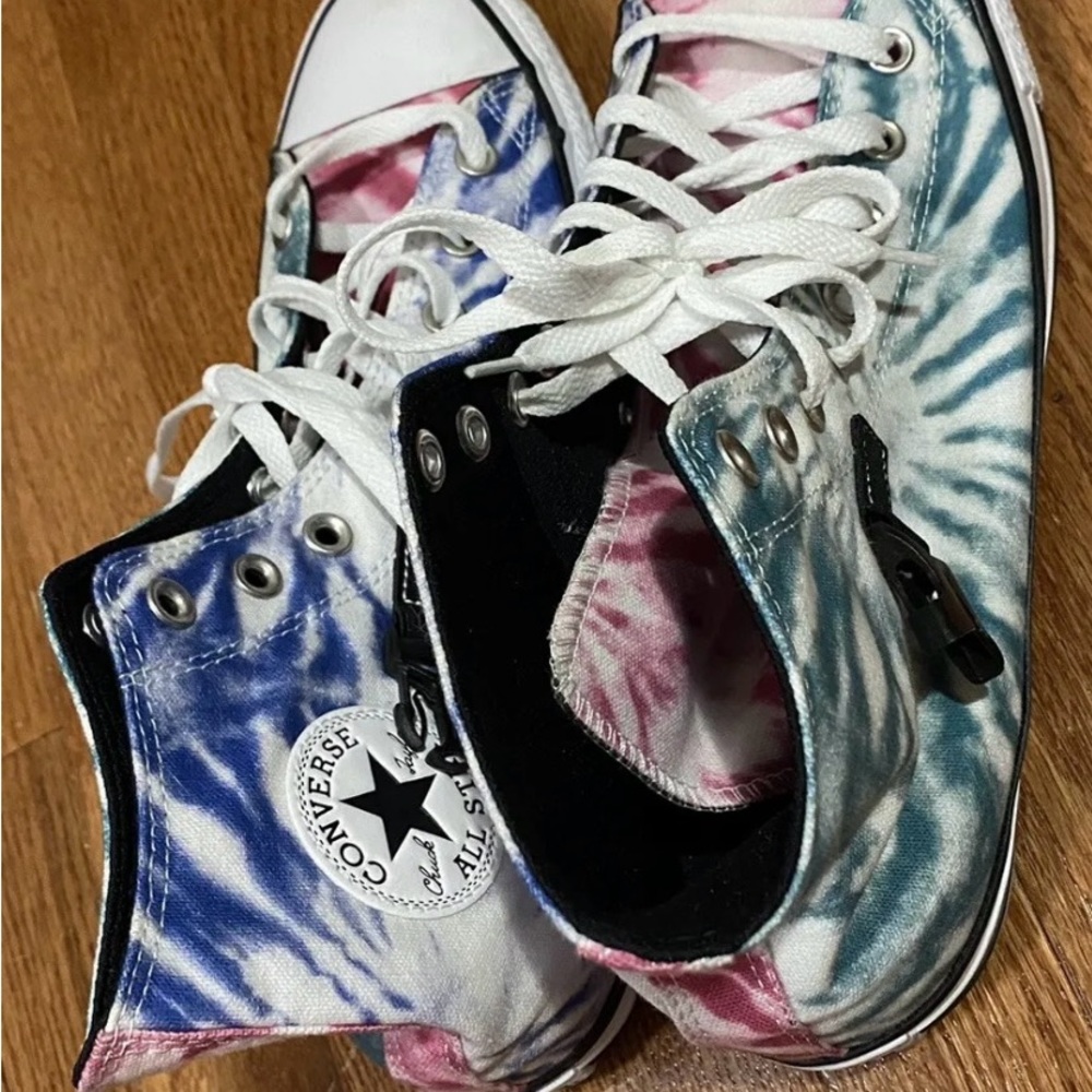 Mens Sz 10 Converse Hightop Tie Die Fanny Packs Shoe - Picture 4 of 8